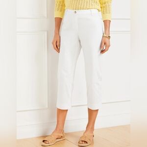 Ann Taylor Cream Cropped Pants